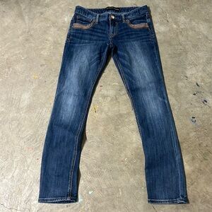 Womens Rhinestone Express Jeans